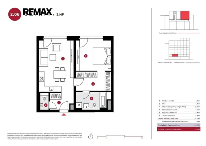 Prodej bytu 2+kk, Praha - Karlín, Sokolovská, 59 m2