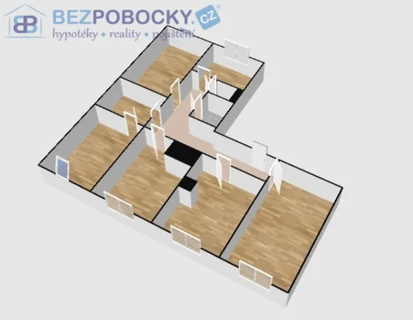 Prodej bytu 5+1, Ledeč nad Sázavou, Petra Bezruče, 111 m2