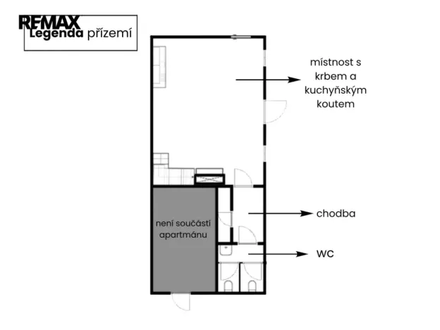 Pronájem bytu 3+kk, Nadějkov - Nepřejov, 120 m2