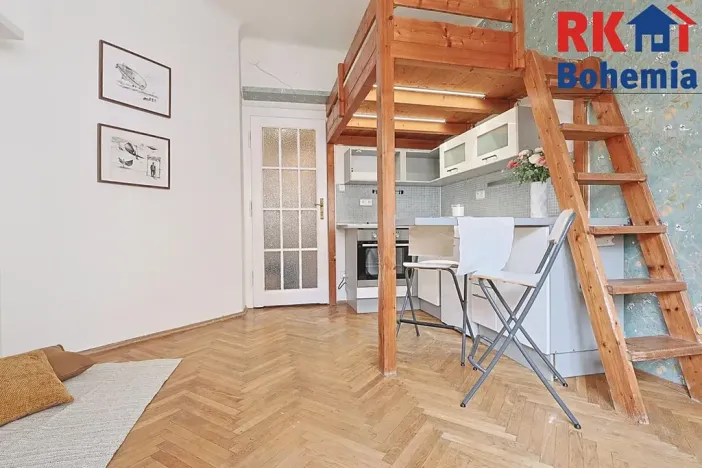 Prodej bytu 1+kk, Praha - Holešovice, U smaltovny, 22 m2