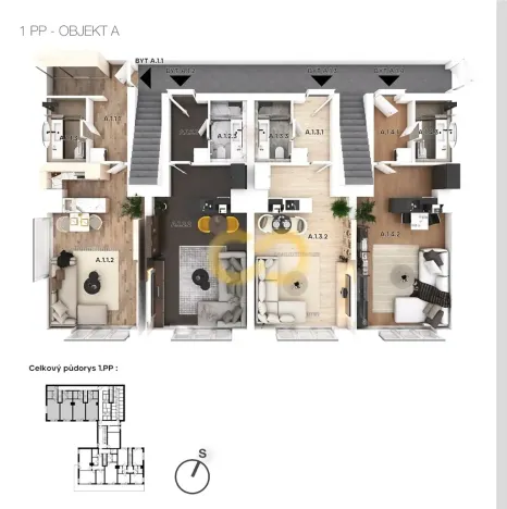 Prodej bytu 2+kk, Nové Hutě, 40 m2