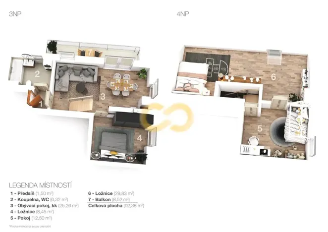 Prodej bytu 2+kk, Zdíkov, 94 m2