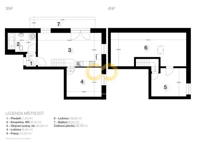 Prodej bytu 2+kk, Zdíkov, 94 m2