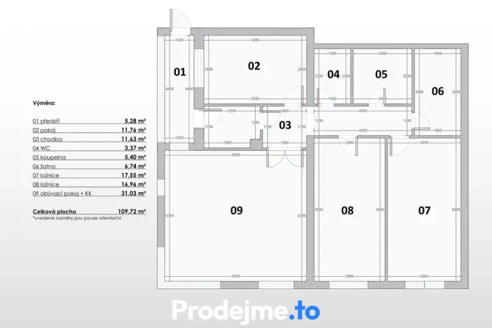 Prodej bytu 4+kk, Znojmo, Pražská, 110 m2