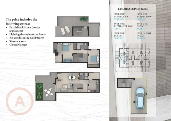 Prodej rodinného domu, Murcia City, Španělsko, 97 m2