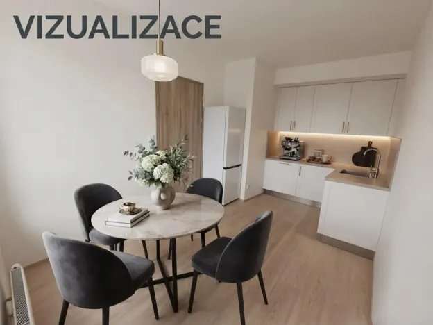 Pronájem bytu 2+kk, Praha - Vysočany, Pod Harfou, 36 m2