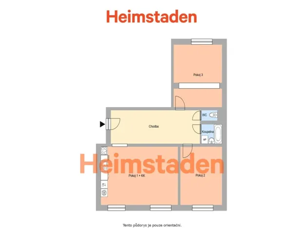 Pronájem bytu 3+kk, Ostrava - Poruba, náměstí Boženy Němcové, 80 m2