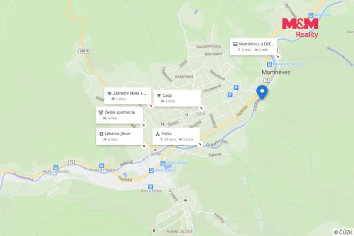 Prodej rodinného domu, Jílové - Martiněves, U potoka, 242 m2