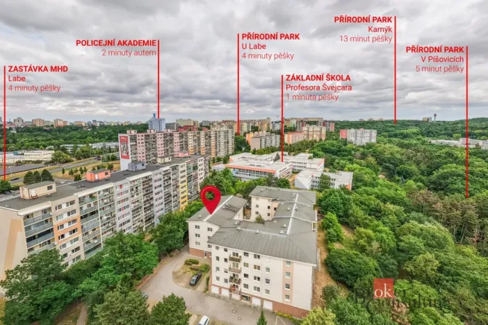 Pronájem bytu 3+1, Praha - Modřany, Mráčkova, 62 m2