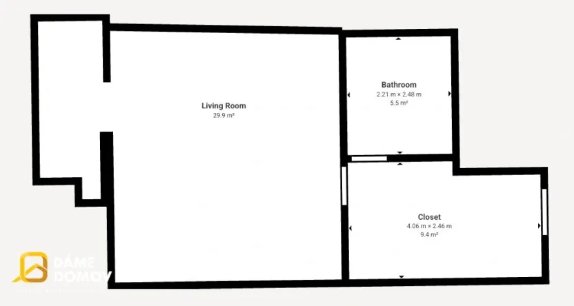 Prodej bytu 1+kk, Uherské Hradiště, Nádražní, 40 m2