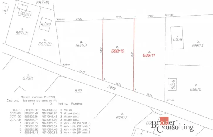Prodej pozemku pro bydlení, Rokycany, 800 m2