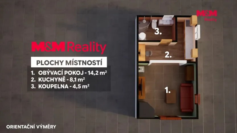 Prodej chaty, Velké Popovice, 27 m2