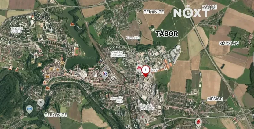 Prodej kanceláře, Tábor, U Cihelny, 1640 m2