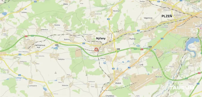 Prodej pozemku pro bydlení, Nýřany, okres plzeň-sever, Osvobozených politických vězňů, 818 m2