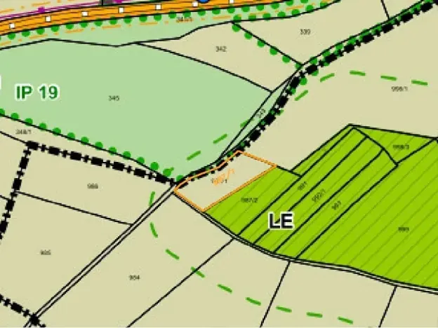 Dražba pole, Nová Ves u Mladé Vožice, 2376 m2