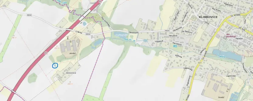 Prodej pozemku, Olbramice, 225 m2