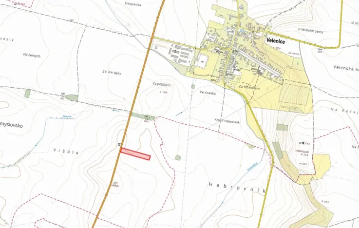 Prodej pole, Velenice, 9796 m2