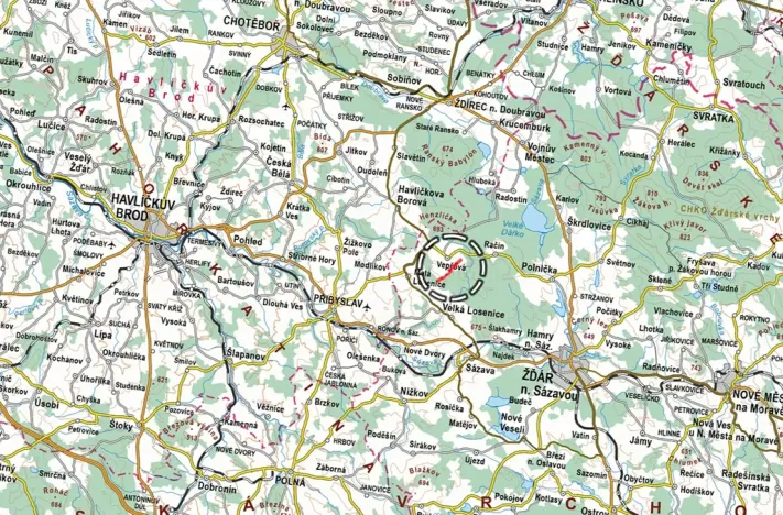 Prodej pole, Vepřová, 45030 m2