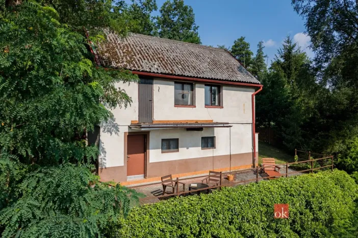 Prodej chaty, Týn nad Vltavou - Hněvkovice na levém břehu Vltavy, 80 m2