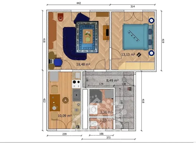 Prodej bytu 2+1, Jablonec nad Nisou, Vysoká, 94 m2