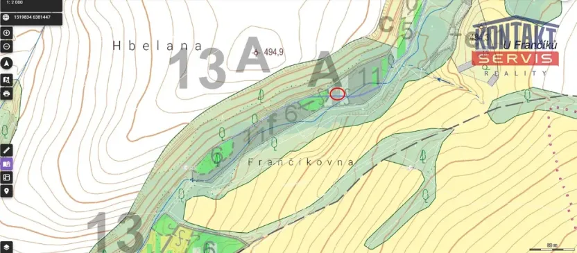 Prodej lesa, Spálené Poříčí - Záluží, 9268 m2