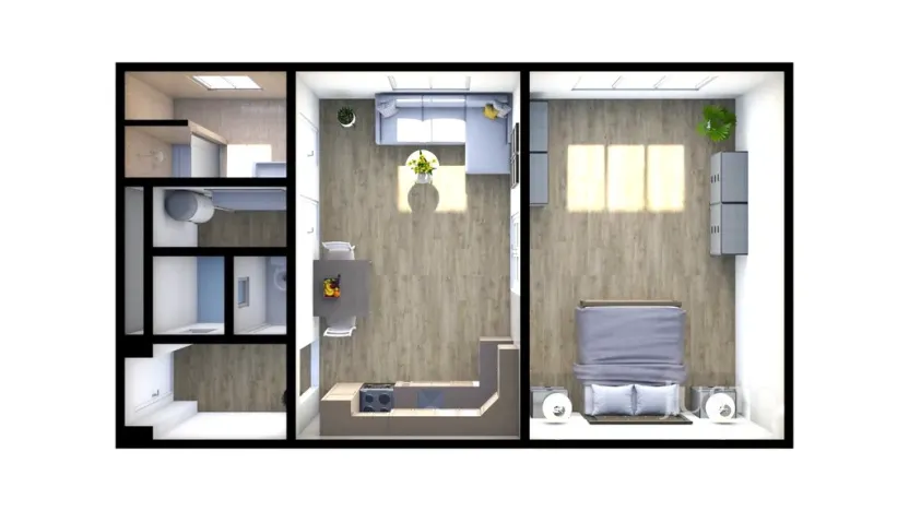 Pronájem bytu 2+kk, Písek, Kollárova, 59 m2