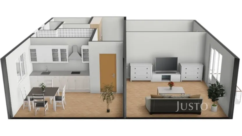Pronájem bytu 2+1, Písek, Heritesova, 60 m2