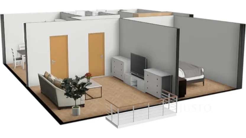 Pronájem bytu 2+1, Písek, Heritesova, 60 m2