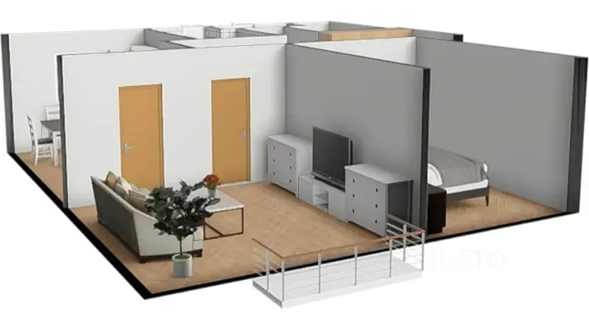 Pronájem bytu 2+1, Písek, Heritesova, 60 m2