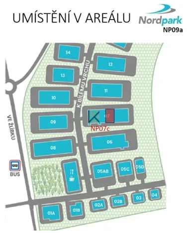 Pronájem obchodního prostoru, Praha - Horní Počernice, K Bílému vrchu, 554 m2