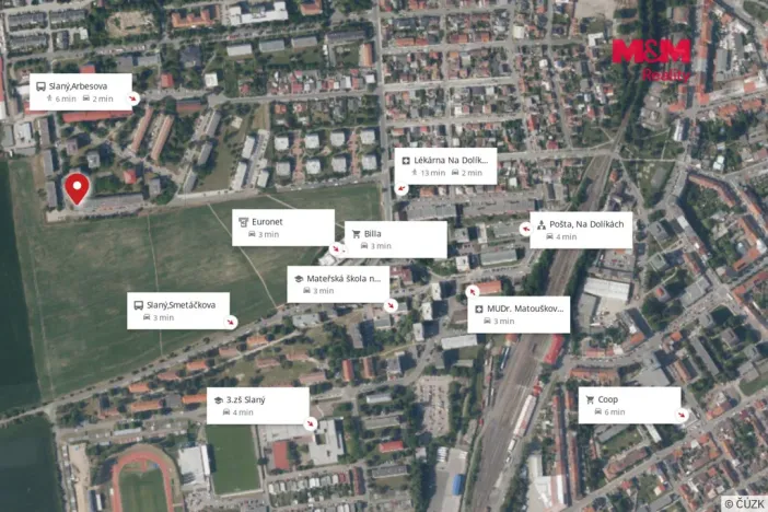 Prodej bytu 3+kk, Slaný, Otakara Jaroše, 60 m2
