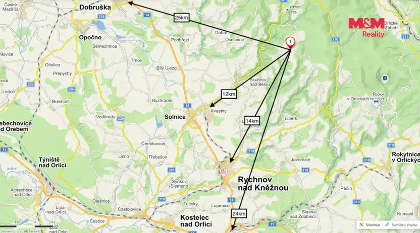 Prodej pozemku pro bydlení, Liberk - Uhřínov, 1268 m2