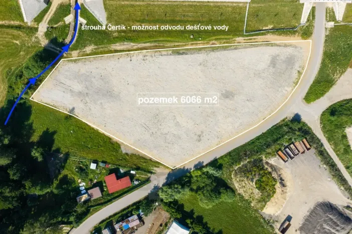 Prodej komerčního pozemku, Hůry, Pod Strání, 6066 m2