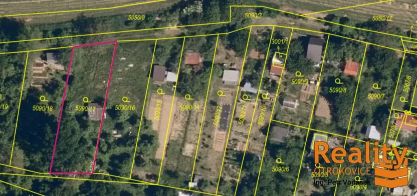 Prodej zahrady, Napajedla, 611 m2