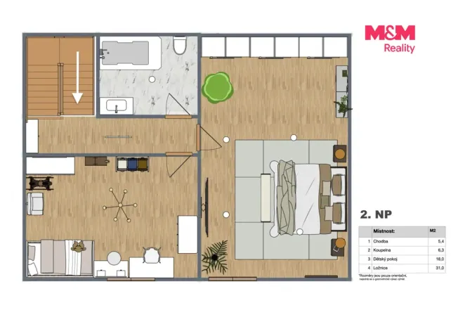 Prodej bytu 4+kk, Úvaly, Smrková, 142 m2