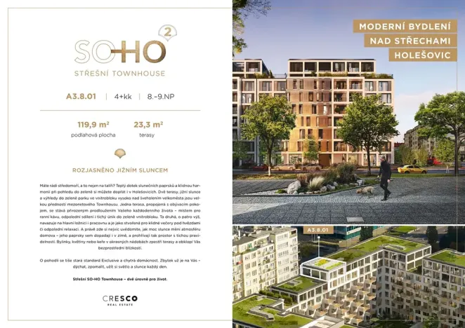 Prodej bytu 4+kk, Praha - Holešovice, Dělnická, 114 m2