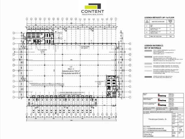 Pronájem skladu, Chotoviny - Liderovice, 7800 m2