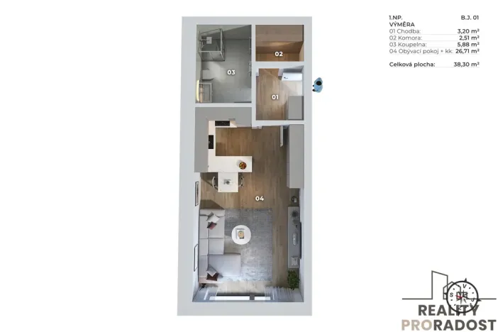Prodej pozemku pro bydlení, Olomouc - Nemilany, 1172 m2