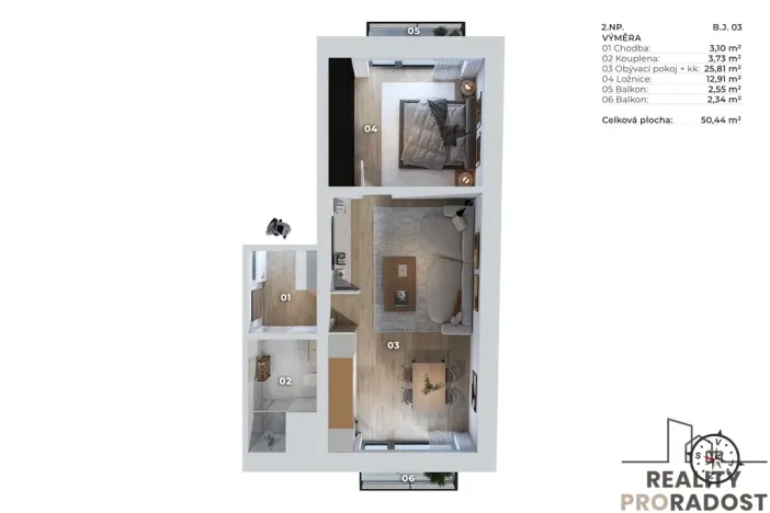 Prodej pozemku pro bydlení, Olomouc - Nemilany, 1172 m2