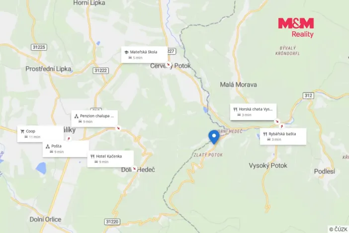 Prodej chalupy, Malá Morava - Zlatý Potok, 150 m2