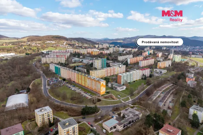 Prodej bytu 1+kk, Ústí nad Labem - Severní Terasa, Glennova, 19 m2