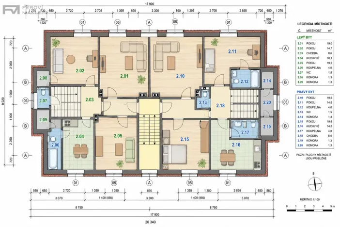 Prodej činžovního domu, Frýdek-Místek, Fügnerova, 304 m2