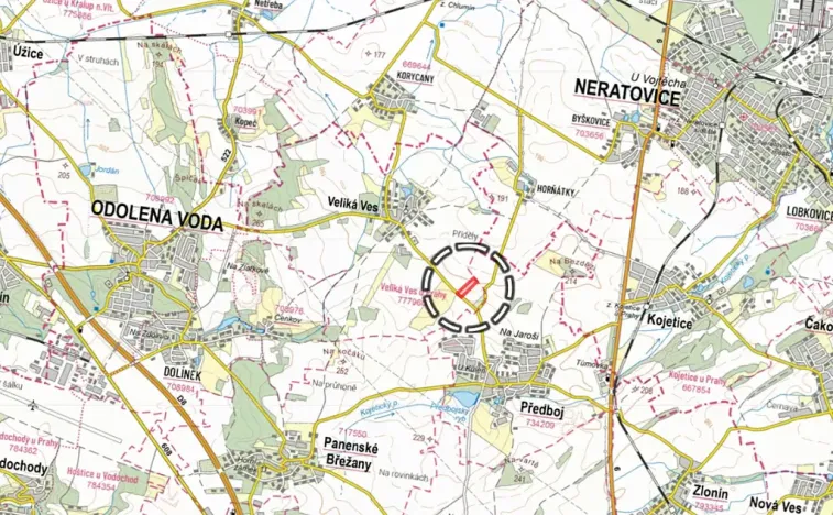 Prodej pole, Veliká Ves, 8675 m2