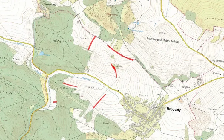 Prodej pole, Nebovidy, 6012 m2