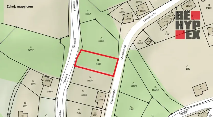 Prodej pozemku pro bydlení, Železný Brod, Chvalíkovická, 786 m2