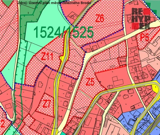 Prodej pozemku pro bydlení, Železný Brod, Chvalíkovická, 786 m2