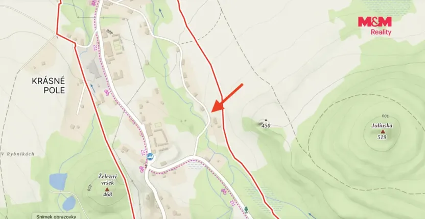 Prodej louky, Chřibská - Krásné Pole, 1301 m2