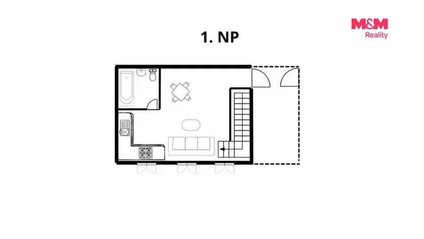 Prodej rodinného domu, Zlín, Mostní, 61 m2
