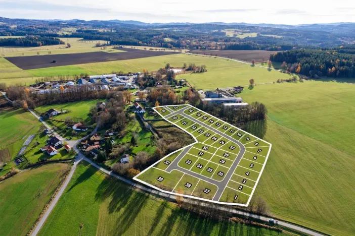 Prodej pozemku pro bydlení, Kaplice - Mostky, 600 m2