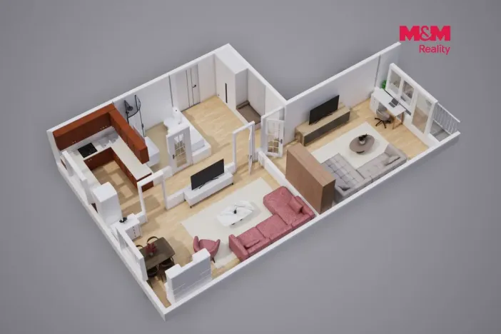 Prodej bytu 2+1, Teplice, Fráni Šrámka, 62 m2